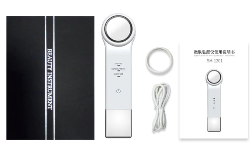 Multifunctional Facial Massager with Ultrasonic Technology