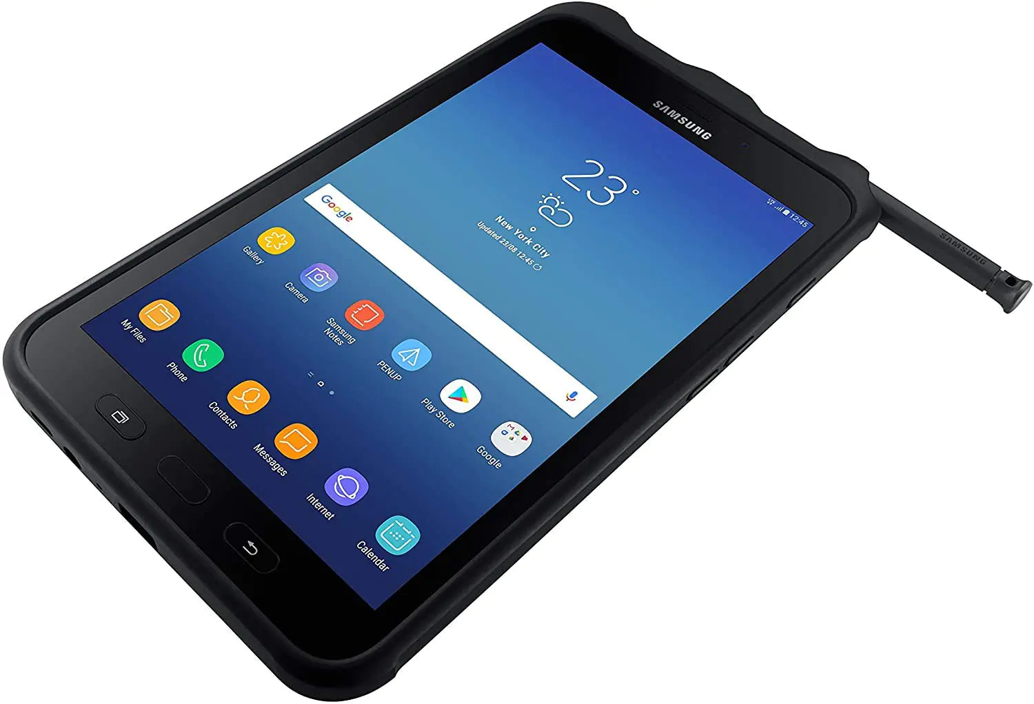Samsung Unlocked Galaxy Tab Active2 Water-Resistant 8” Rugged Tablet |16GB & LTE | Biometric Security (SM-T397UZKAXAA) Black