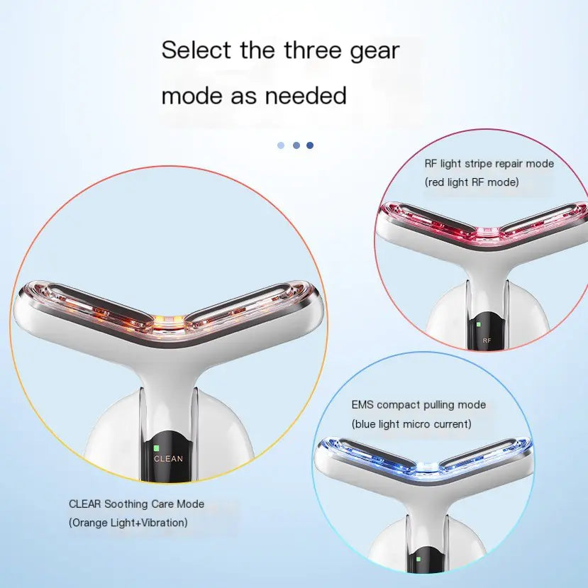 EMS Neck Beauty Device with RF Ion Import Technology