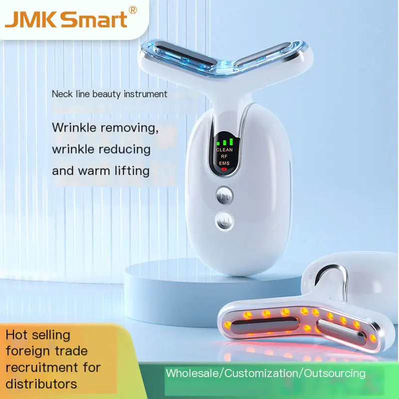 EMS Neck Beauty Device with RF Ion Import Technology